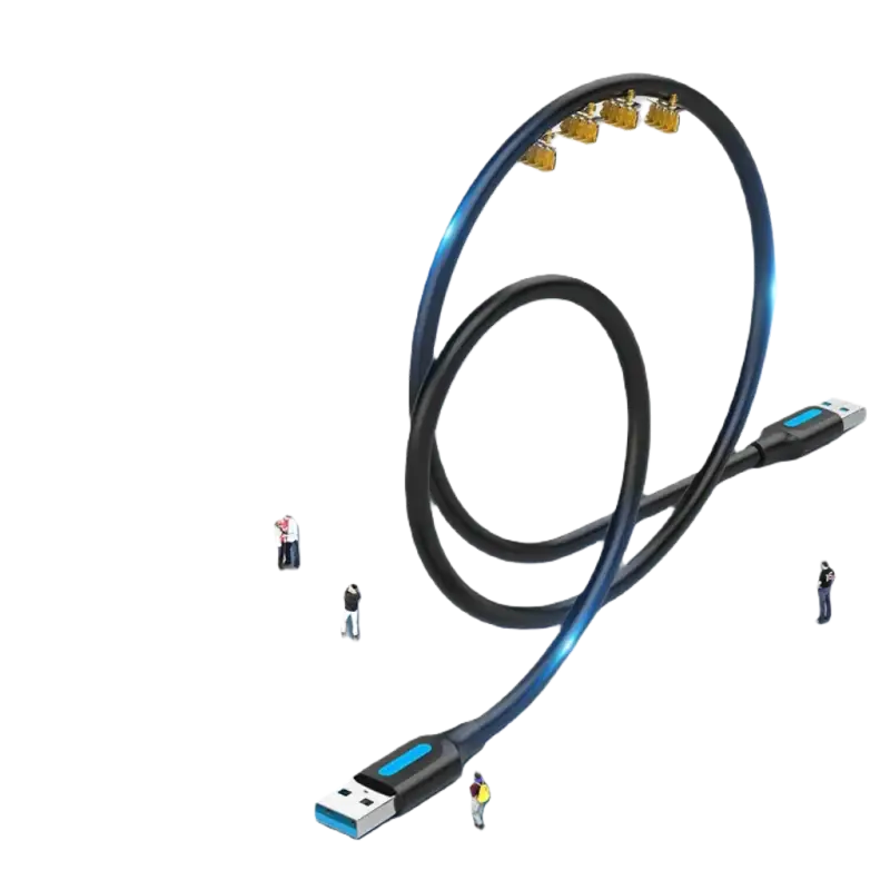 EliteDrive-Sponsored Male to Male Type A USB 3.0 Hard Drive Extension Cable - EliteDrive Essentials