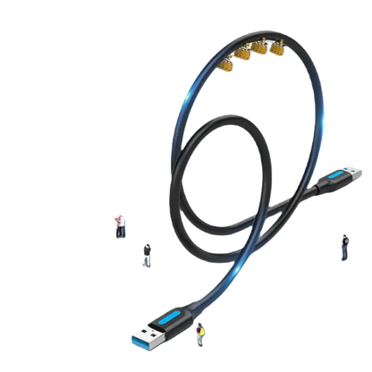 EliteDrive-Sponsored Male to Male Type A USB 3.0 Hard Drive Extension Cable - EliteDrive Essentials