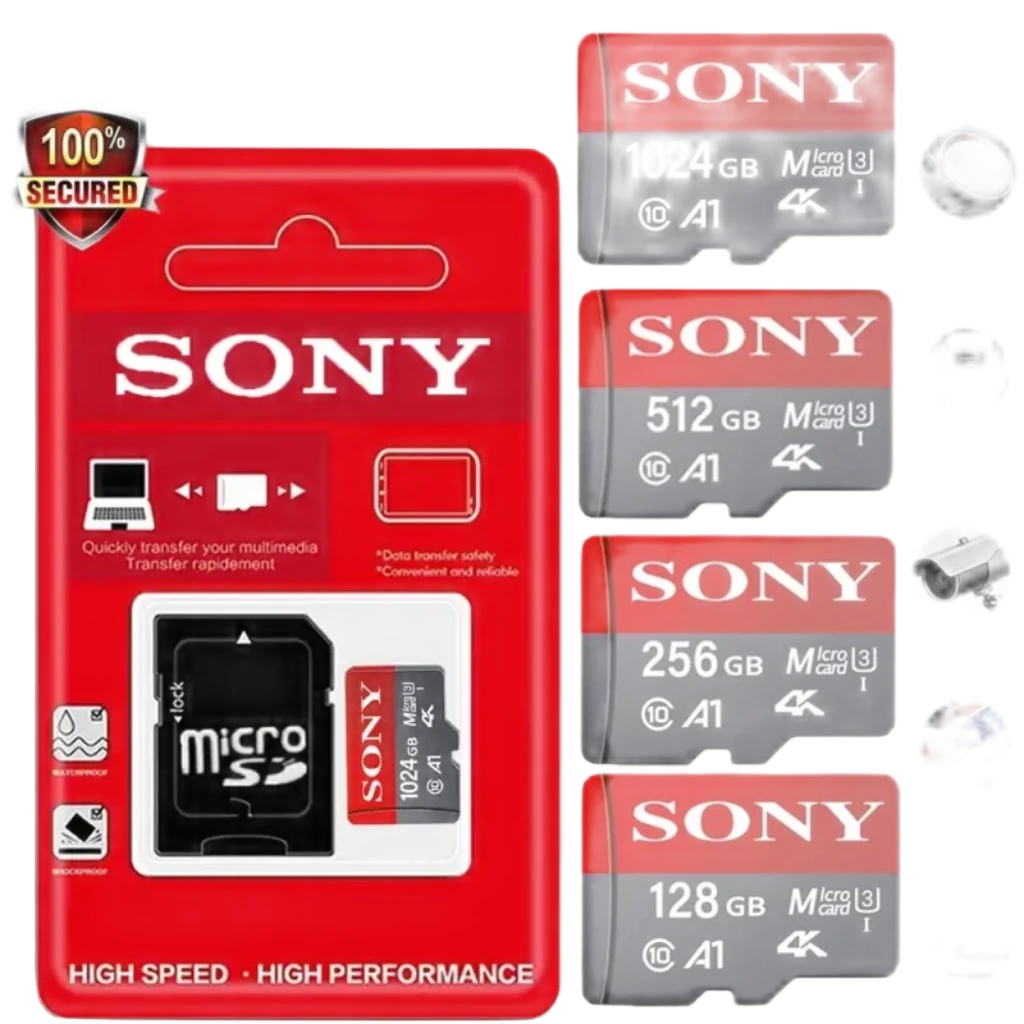 Sony High-Speed Micro SD Card 32GB-1TB