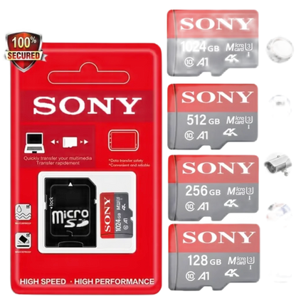 Sony High-Speed Micro SD Card 32GB-1TB